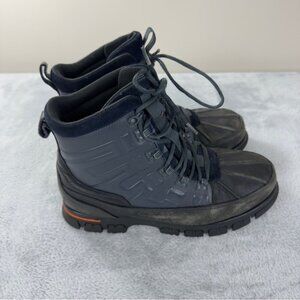 Polo Ralph Lauren Delton Duck Leather Boots Men's Size 10D Winter Outdoors